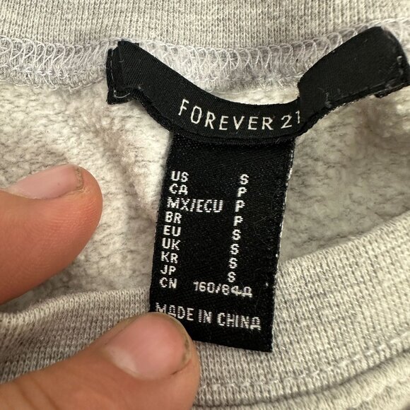 Harvard Grey Crewneck Sweatshirt By Forever 21 Womens Size S - Picture 4 of 6